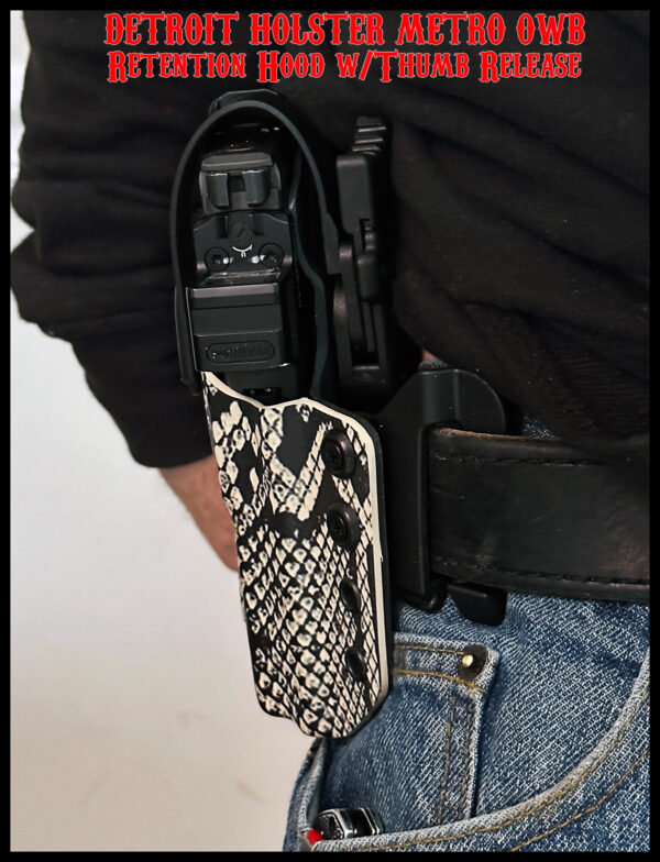 IWB Concealment Holster Detroit Holster 8 Mile UltiClip Version