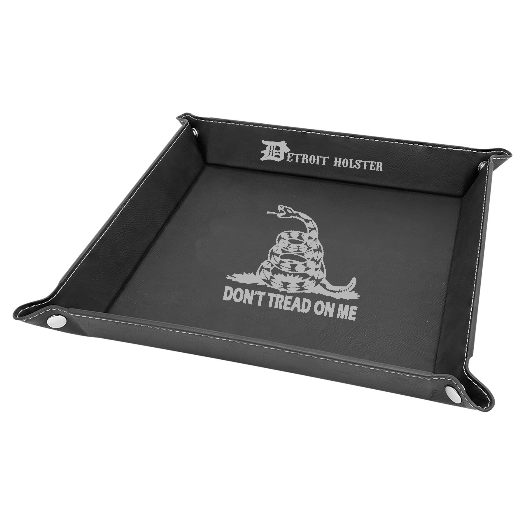 Leatherette-Dump-Tray_black_GadsdenFlag