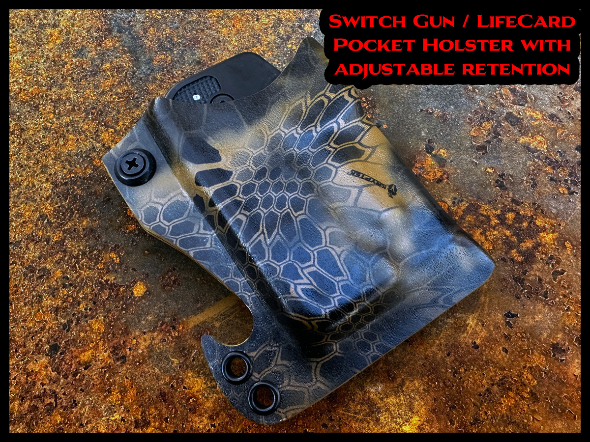 Switch Gun KYDEX Belt Holster - Right Handed - Standard